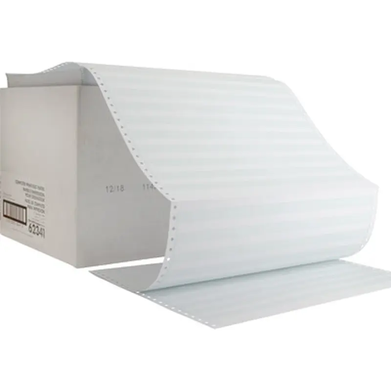 Sparco 62341 Continous-form 1/2&quot Green Bar Computer Paper