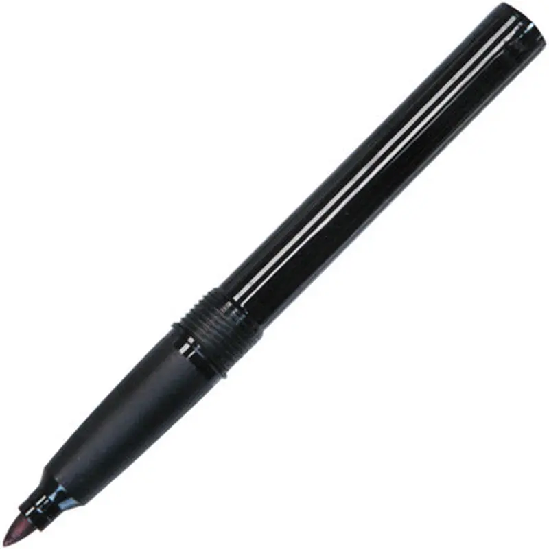 Zebra 80111 PM-701 Stainless Steel Permanent Marker Refill, Black Ink, Fine Point