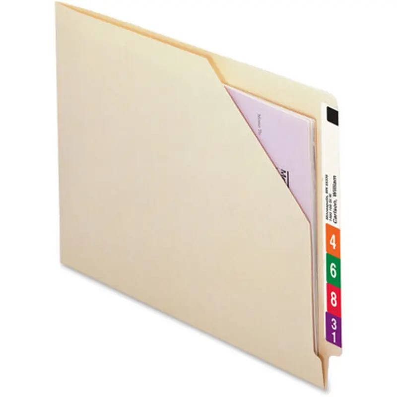 Smead 75700 End Tab File Jackets with Self-Master Reinforced Tab