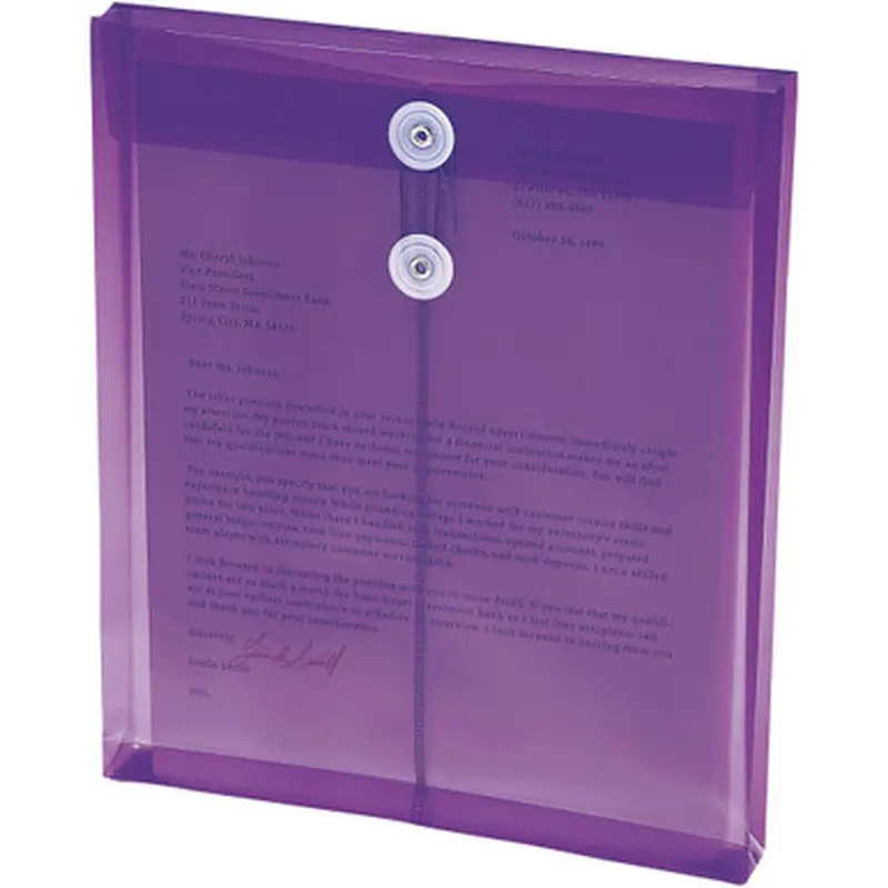 Smead 89544 String Tie Closure Poly Envelopes