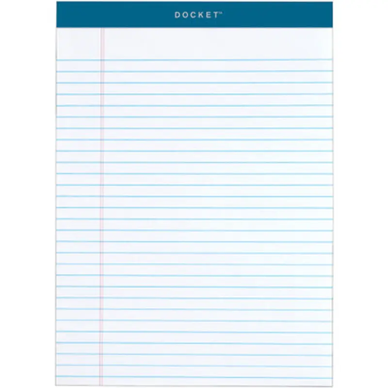 TOPS 63416 Docket Legal Rule Writing Pads