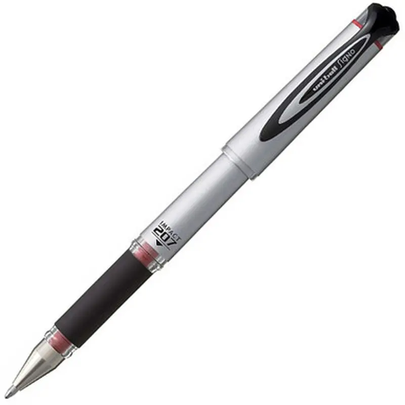 UniBall Signo Impact 207 Gel Pen 65802, 1.0 mm Bold Point, Red Uni Super Ink