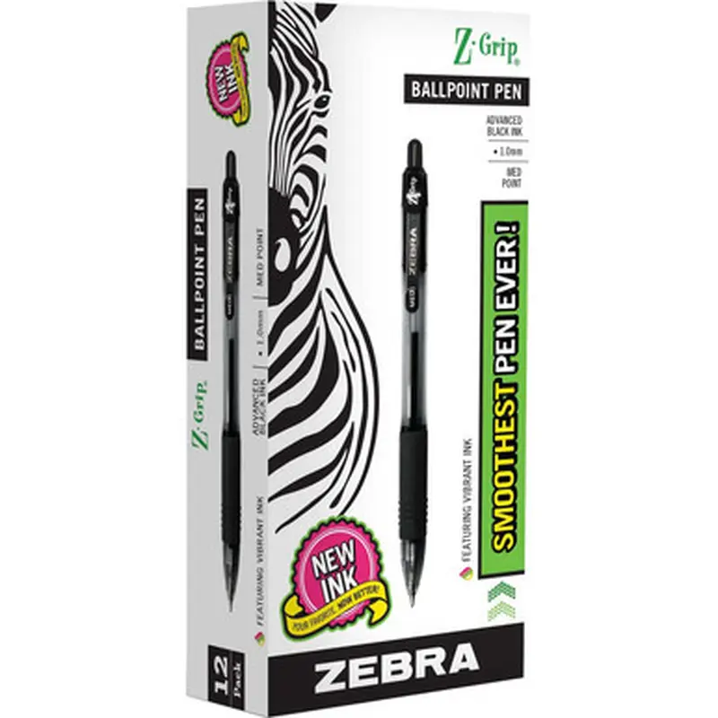 Zebra Pen 22210 Z-Grip Retractable Ballpoint Pens