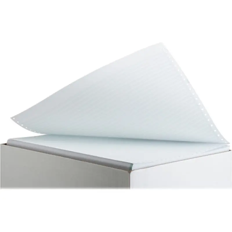 Sparco 63541 1-part 1/6&quot Green Bar Computer Paper