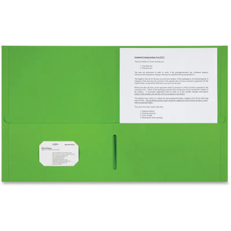 Sparco 78552 2-pocket Leatherette Portfolio
