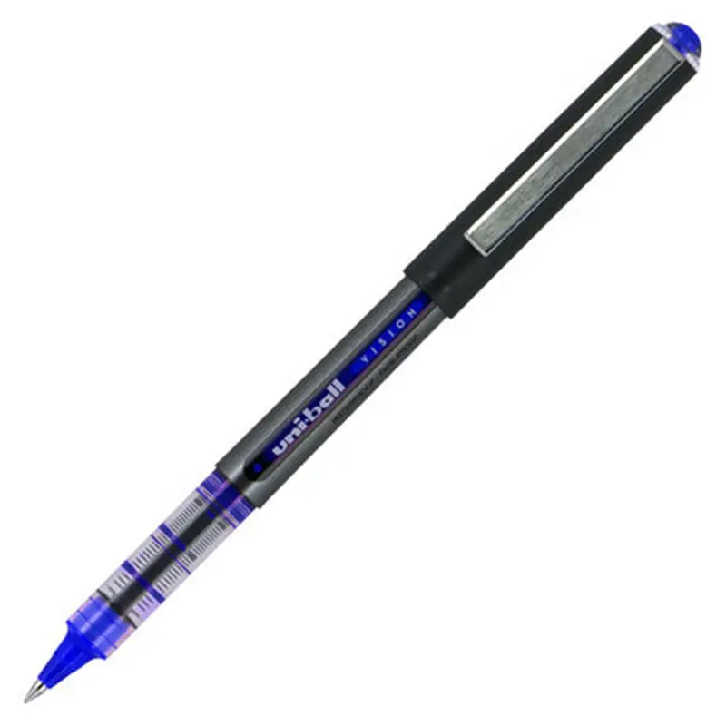 Uni-ball Vision Micro 60108 Rollerball Pen, 0.5mm Micro Point, Blue Uni Super Ink