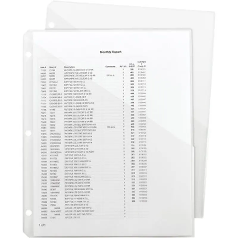 Smead 89506 InnDura 3-Hole Poly Slash Jackets
