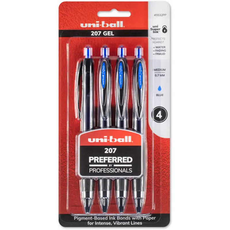 uni-ball 45532PP 207 0.7mm Gel Pens