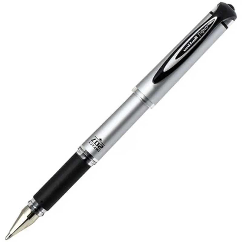 UniBall 65800 IMPACT 207 Gel Pen, 1.0mm Bold Point, Black Uni Super Ink