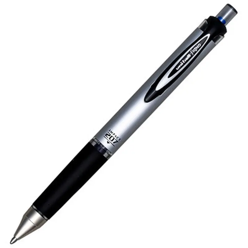 Uniball Signo Impact 207 RT 65871, 1.0mm Bold Point, Blue Gel Ink Pen