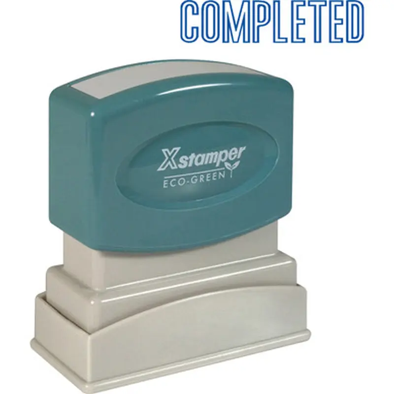 Xstamper 1026 COMPLETED Title Stamp