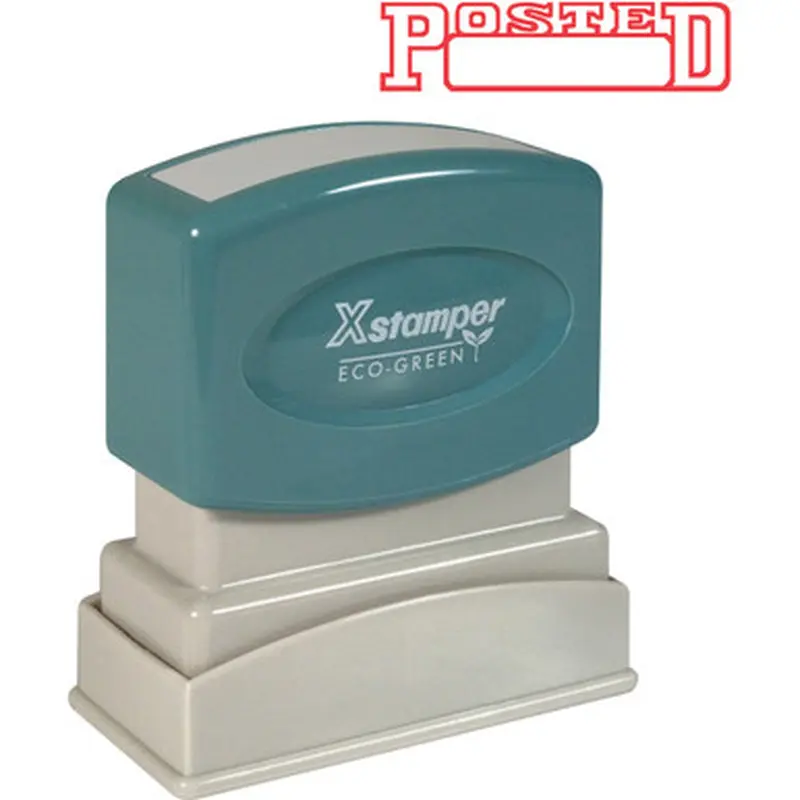 Xstamper 1211 POSTED Open Space Title Stamp