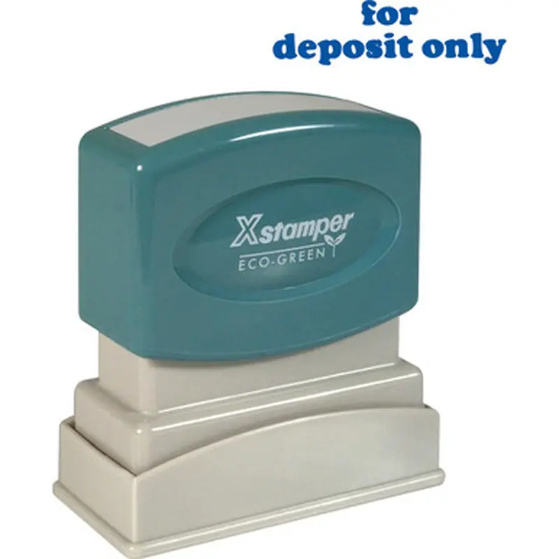 Xstamper 1333 &quotfor deposit only&quot Title Stamp