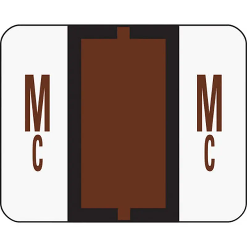 Smead 67097 BCCR Bar-Style Color-Coded Labels