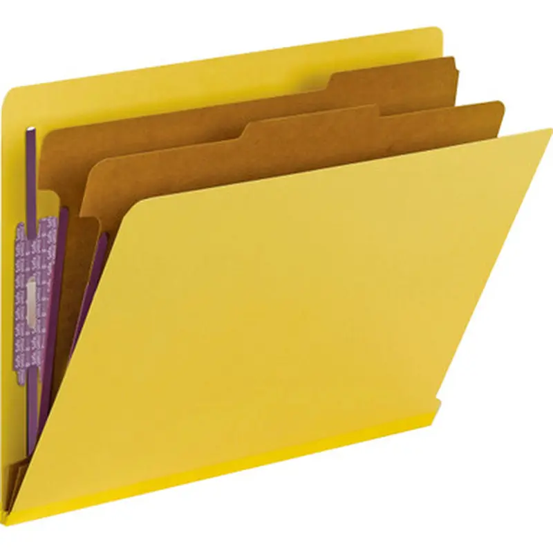 Smead 26789 End Tab 2-Div Classification Folders
