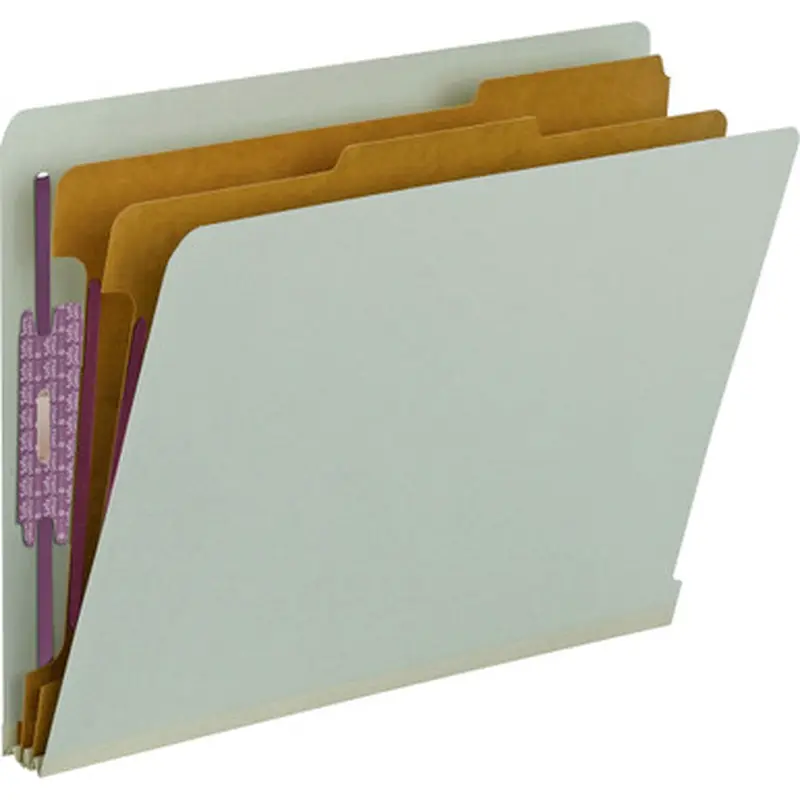 Smead 26810 Classification Folders with SafeSHIELD Fasteners