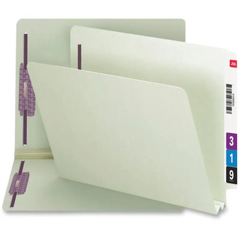 Smead 34715 File Folders with SafeSHIELD Fasteners