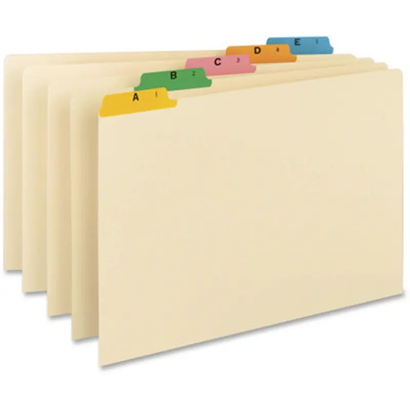 Smead 52180 Filing Guides with Alphabetic Indexing