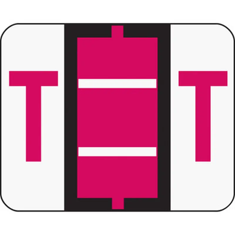 Smead 67090 BCCR Bar-Style Color-Coded Labels