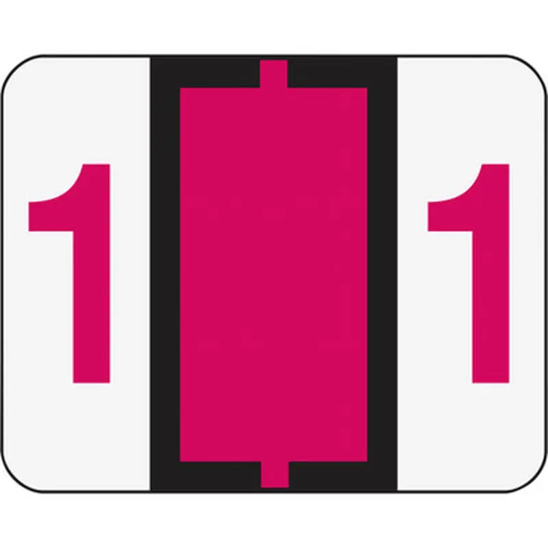 Smead 67371 BCCRN Bar-Style Color-Coded Labels