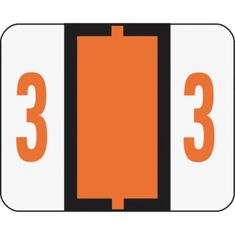 Smead 67373 BCCRN Bar-Style Color-Coded Labels
