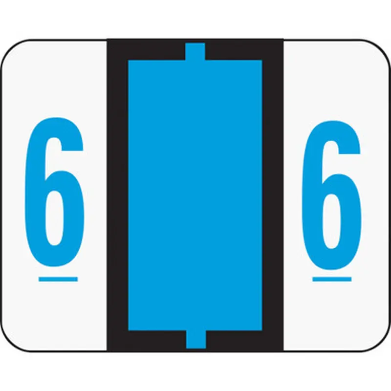 Smead 67376 BCCRN Bar-Style Color-Coded Labels