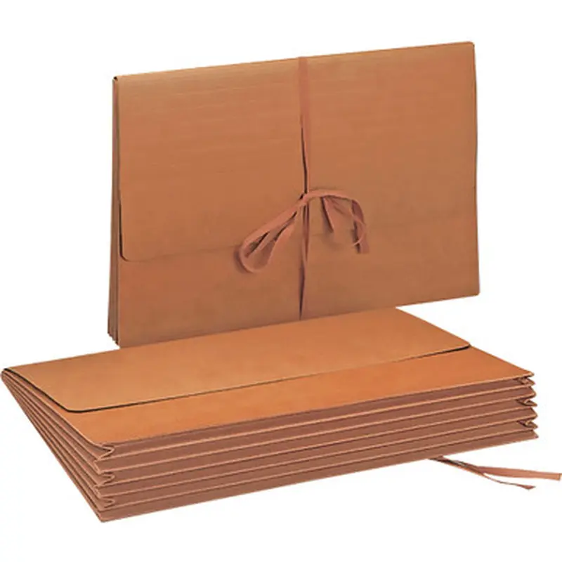 Smead 71075 Wallet with Flap and Cloth Tie Closure