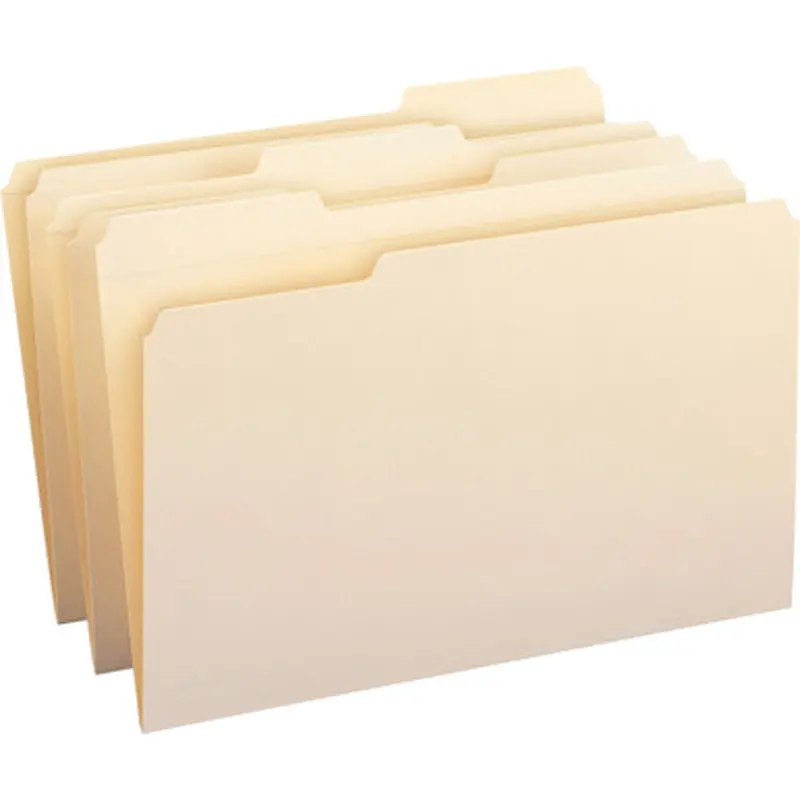 Smead 15334 File Folders with Reinforced Tab