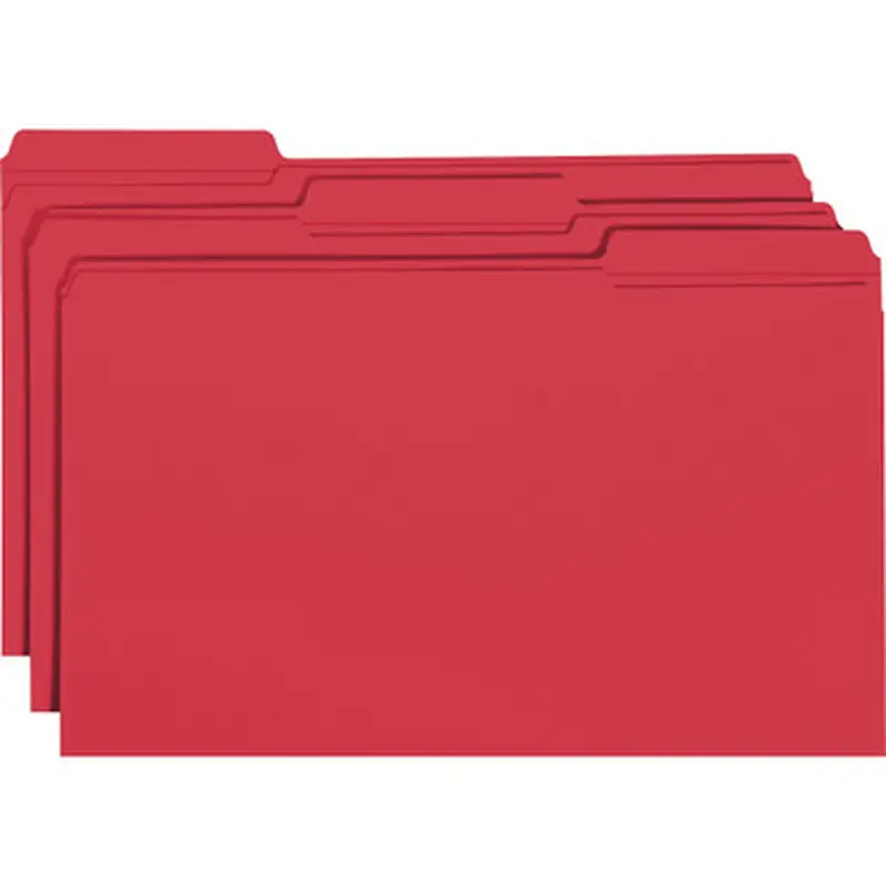 Smead 17734 File Folders with Reinforced Tab