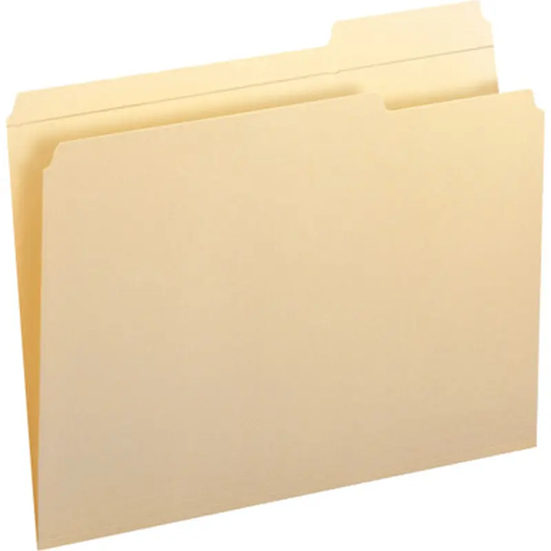 Smead 10337 File Folders with Reinforced Tab