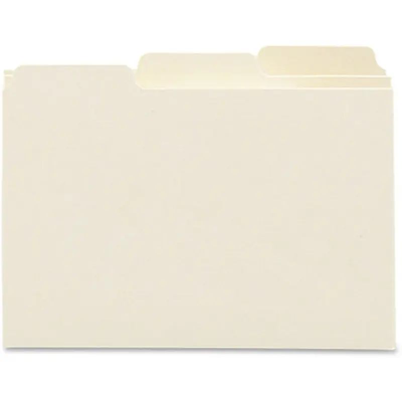 Smead 56030 Card Guides with Blank Tab