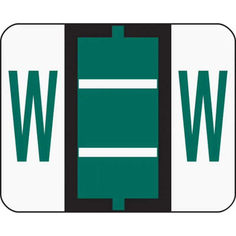 Smead 67093 BCCR Bar-Style Color-Coded Labels