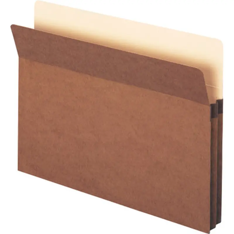 Smead 1514C, 73214 Letter Size 1-3/4&quot Expansion, Red Rope File Pockets