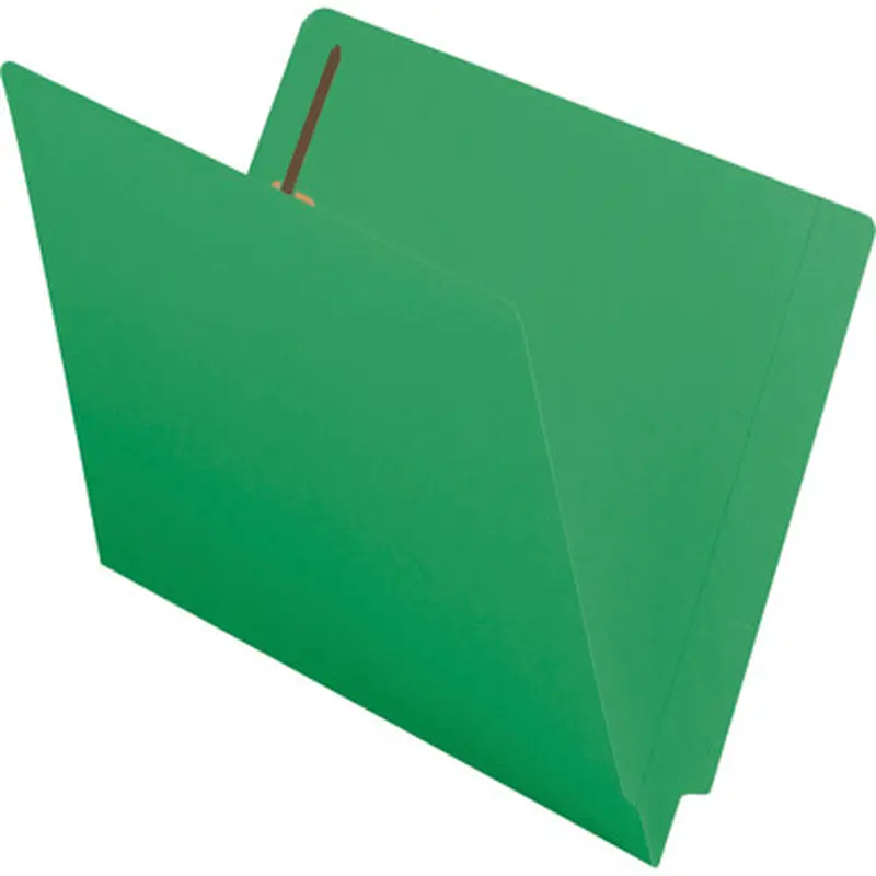 Smead 25140 Fastener File Folders with Shelf-Master Reinforced Tab