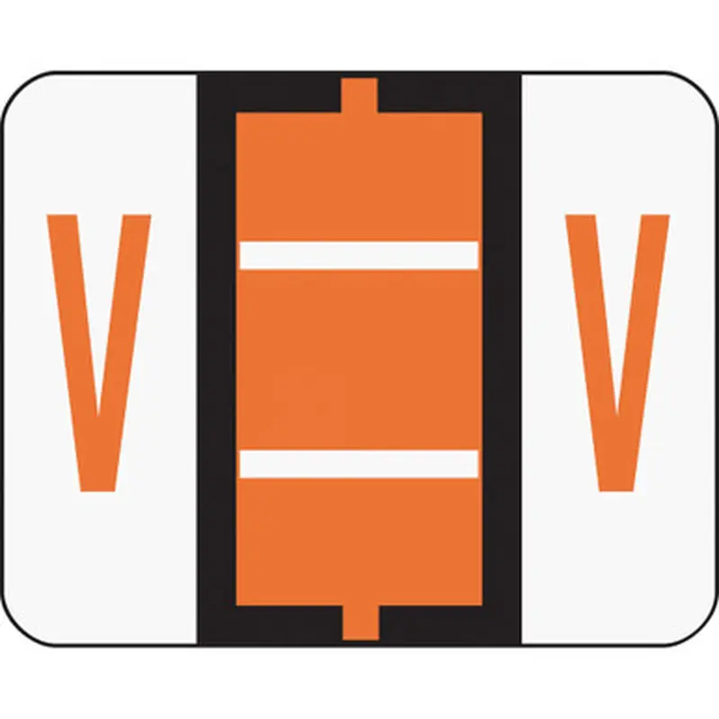 Smead 67092 BCCR Bar-Style Color-Coded Labels