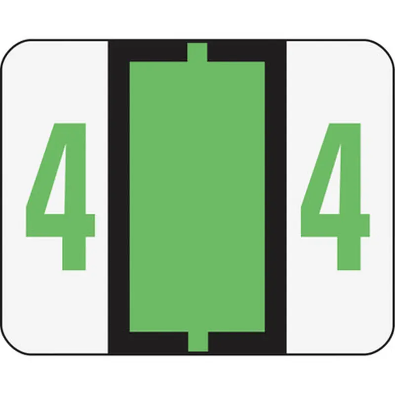 Smead 67374 BCCRN Bar-Style Color-Coded Labels