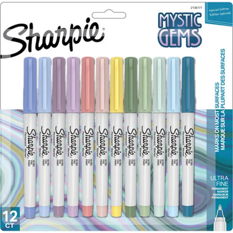 Sharpie 2136777 Mystic Gems Permanent Markers