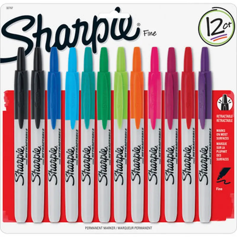 Sharpie 32707 Retractable Fine Point Permanent Marker
