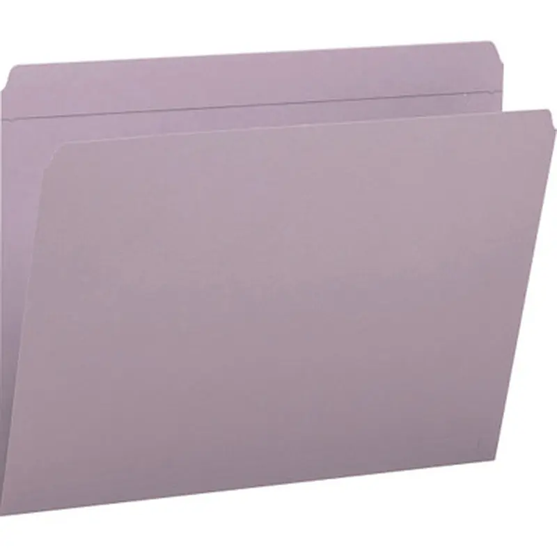 Smead 12410 File Folders with Reinforced Tab