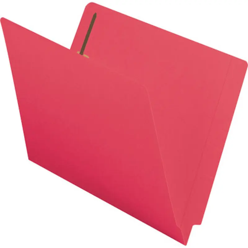 Smead 25740 Fastener File Folders with Shelf-Master Reinforced Tab