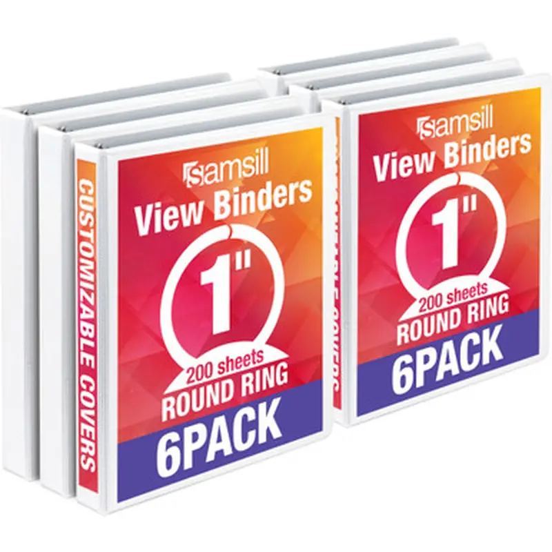 Samsill I08537 Value 1&quot Round Ring View Binder