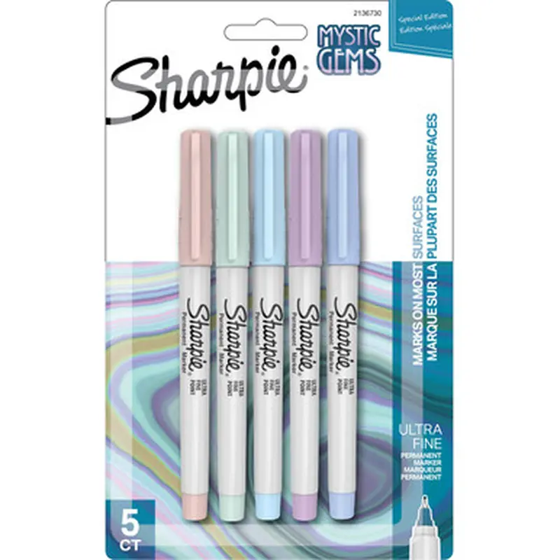 Sharpie 2136730 Mystic Gems Permanent Markers