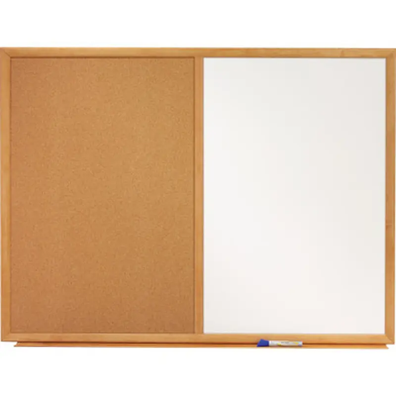 Quartet S554 Standard Combination Whiteboard/Cork Bulletin Board