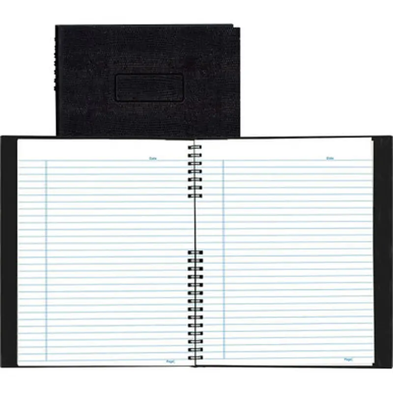 Rediform A10200.BLK NotePro Twin - wire Composition Notebook - Letter
