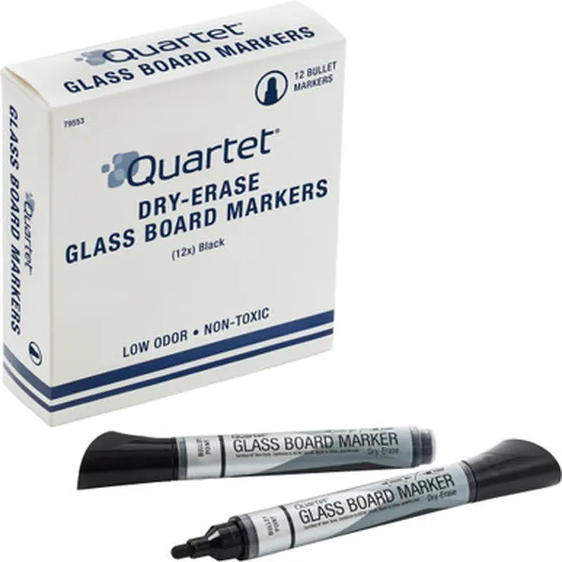 Quartet 79553 Premium Dry-Erase Markers for Glass Boards