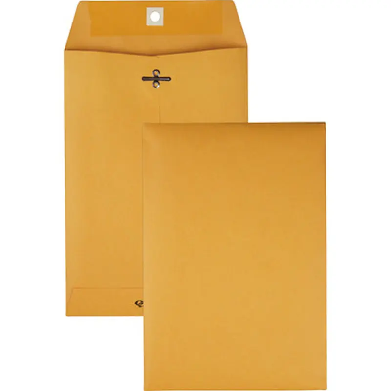 Quality Park 37863 Gummed Kraft Clasp Envelopes