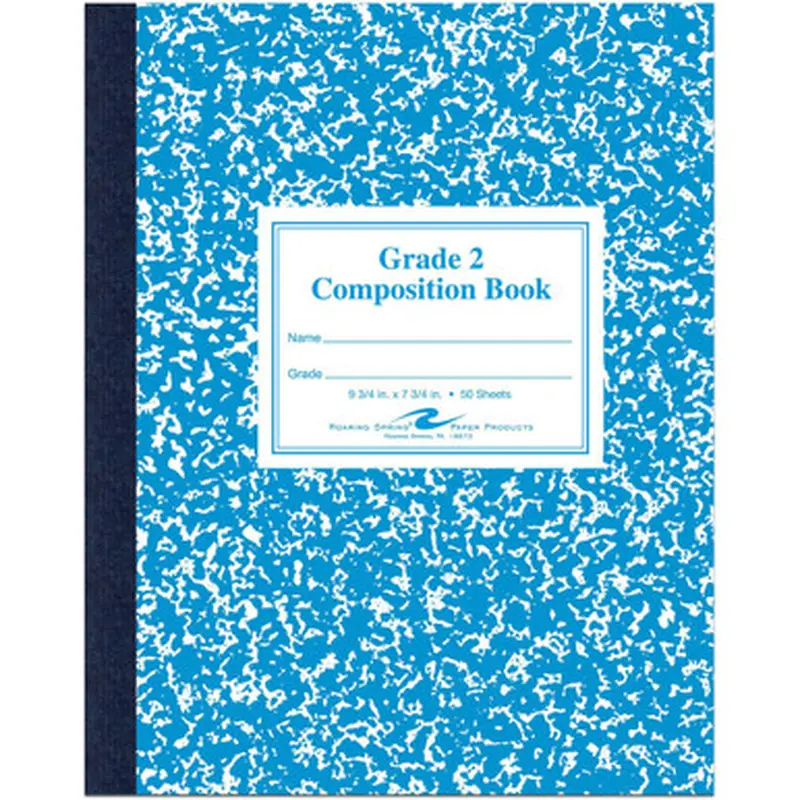 Roaring Spring 77921 Grade School Ruled Marble Flexible Cover Composition Book