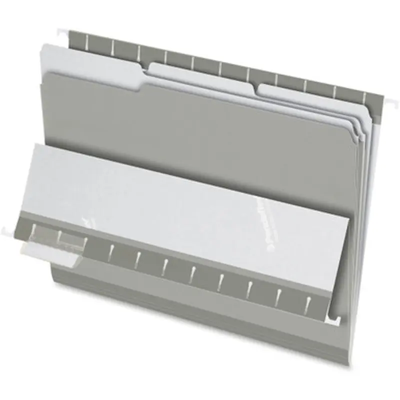 Pendaflex 4210 1/3 GRA 1/3-cut Tab Color-coded Interior Folders