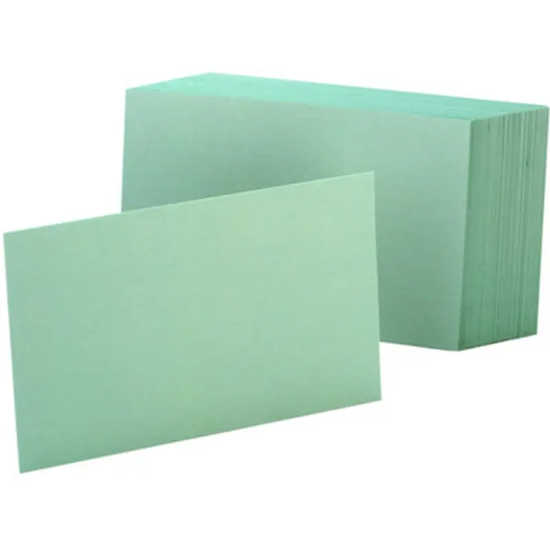 Oxford 7420GRE Colored Blank Index Cards
