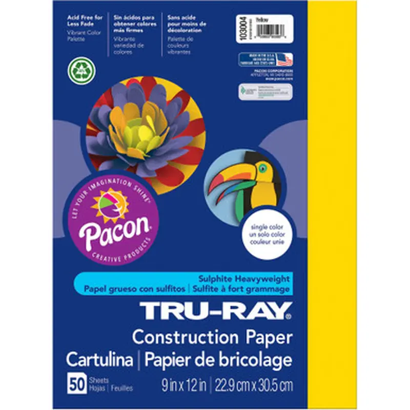 Tru-Ray 103004 Heavyweight Construction Paper